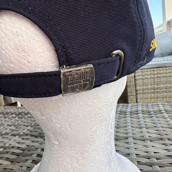 FC Barcelona Embroidered Adjustable Cap Maroon Blue Soccer La Liga Barca - Picture 4 of 8